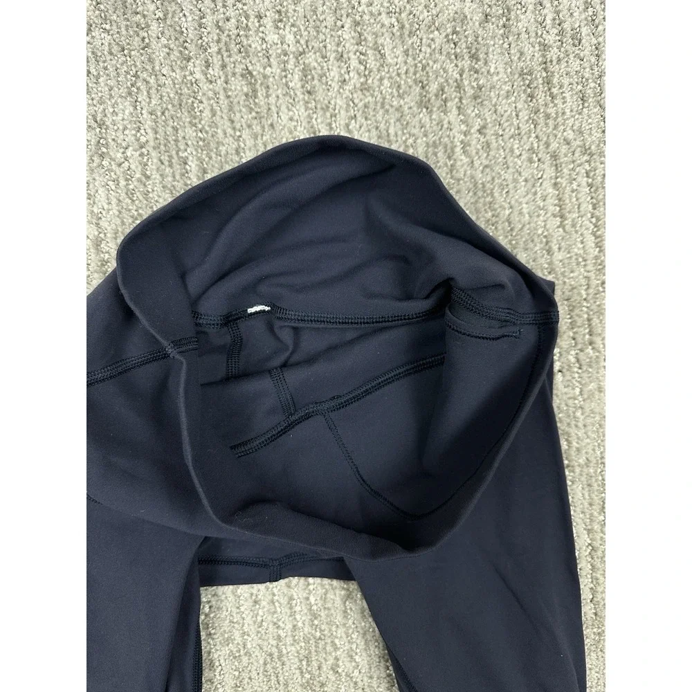 Lululemon Wunder Under Leggings Size 6 Navy Blue High Rise Yoga Pants